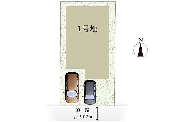 全体区画図
前道路5m以上なので安心安全！