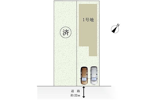 全体区画図
最終1区画となりました!