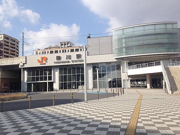 JR中央本線「勝川」駅まで1100m