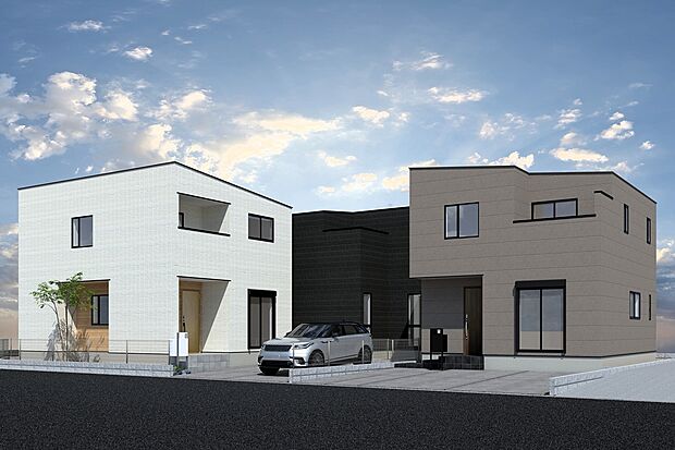 CGパース/連棟外観イメージ