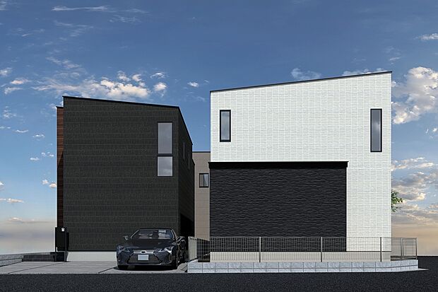 CGパース/連棟外観イメージ