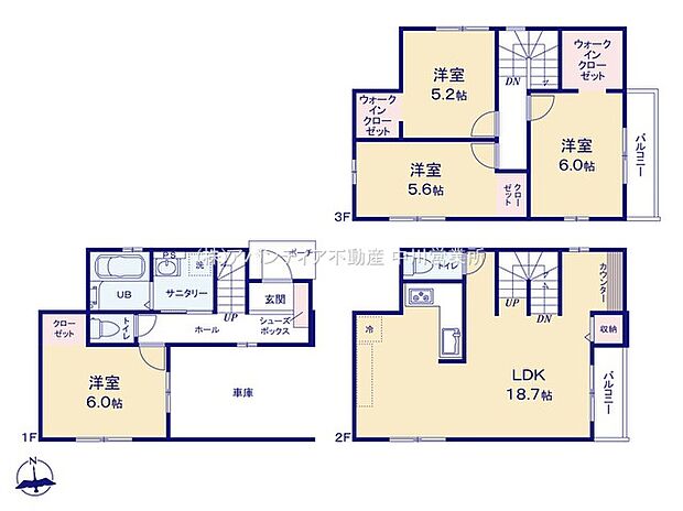 1号棟/間取図