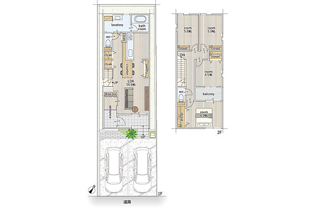 【4LDK】建物面積にはポーチの一部分約1.86m2を含む