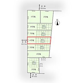 土地面積にはセットバック部分3.73m2を含む 