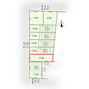 土地面積にはセットバック部分3.73m2を含む 