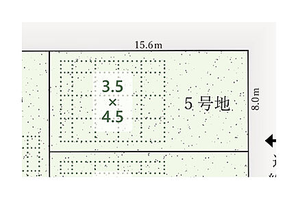 土地面積にはセットバック部分2.72m2を含む 