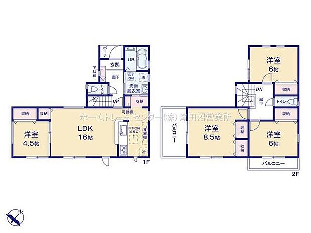 各居室に収納を完備しております。収納が豊富な住宅は居室空間がしっかりと使えるので暮らしやすさが断然に上がります。荷物を気にすることなく家具の配置をお好み通りにできるのも大きな魅力です。
