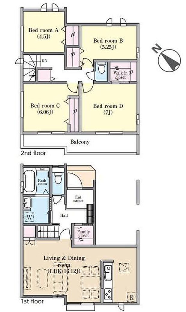 (A号棟)、価格3990万円、4LDK、土地面積96.37m2、建物面積109.17m2