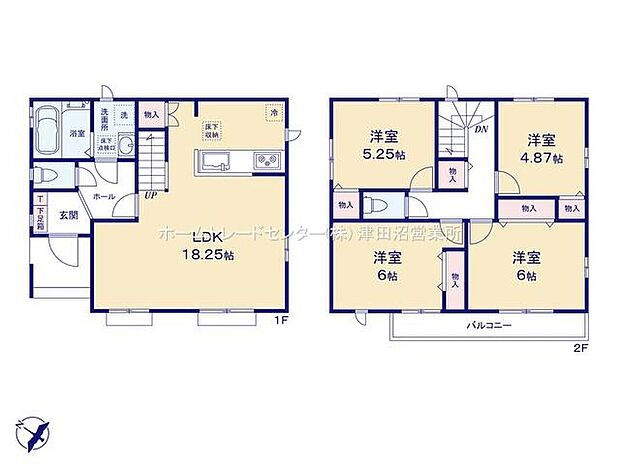 4LDKのゆとりある間取りで家族全員が快適に暮らせる設計。収納も充実しているため片付けやすく、生活感を抑えた空間を実現。日々の動線も考えられた、実用性の高い住まいです。