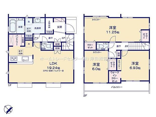 各居室に収納を完備しております。収納が豊富な住宅は居室空間がしっかりと使えるので暮らしやすさが断然に上がります。荷物を気にすることなく家具の配置をお好み通りにできるのも大きな魅力です。