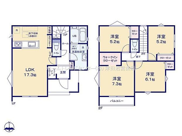 (1号棟)、価格3090万円、4LDK、土地面積109.92m2、建物面積102.88m2