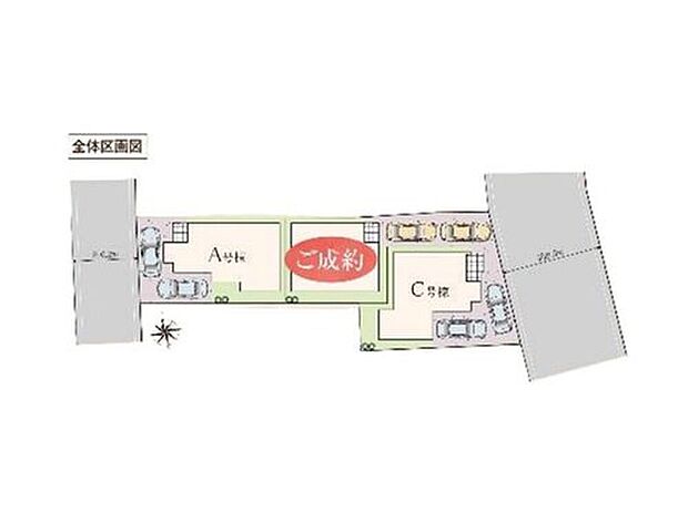 【≪全体区画図≫】◎ご夫婦で1台ずつ所有可能♪カースペース2台可能♪
◎スーパーや商業施設が徒歩圏内。毎日の暮らしを支える便利な住環境♪