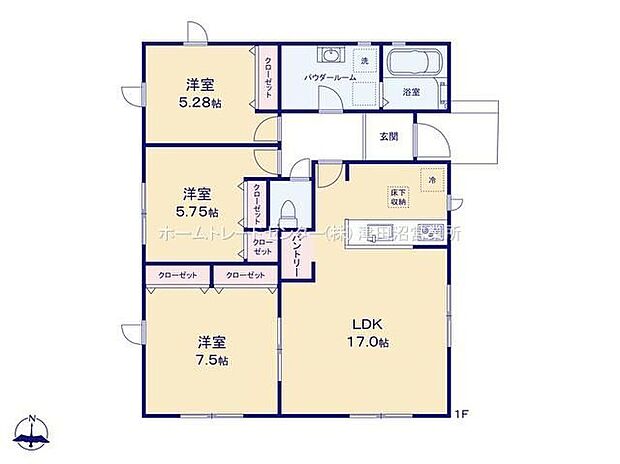【3LDK】キッチンの収納力を高め、毎日の家事をサポートするパントリー付き♪