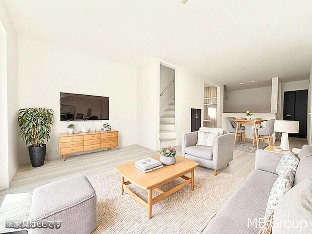 ■心落ち着く場所、ゆったり過ごせるリビング