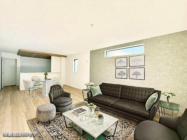 ■LDK19帖以上のゆったりリビング