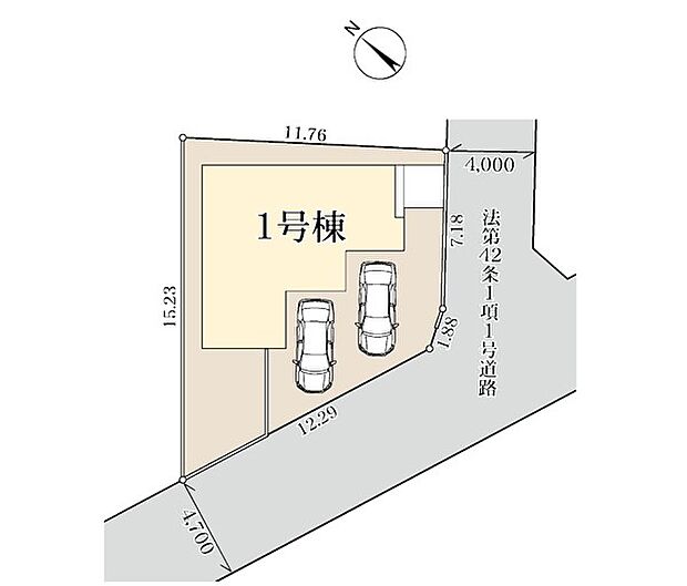 並列2台駐車可で毎朝の出し入れも、家族の送迎もスムーズに。