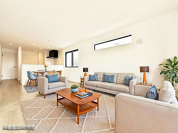 ■くつろぎと笑顔が集まる、心温まるリビング