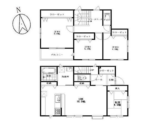 【4LDK】2号棟  