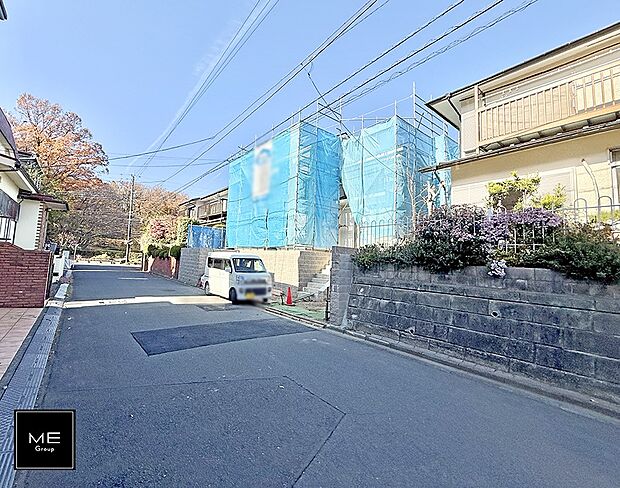 【前面道路含む現地写真】■新しい住まい、街の新しい風景