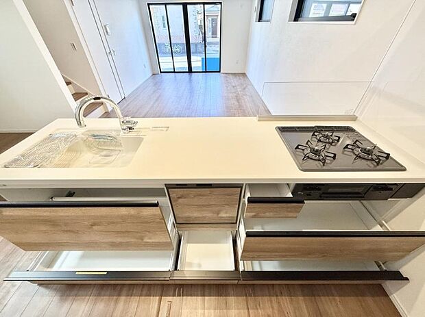 【キッチン】■料理がもっと楽しくなる、快適なキッチン空間