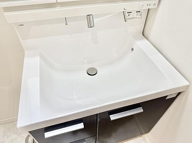 【ハンドシャワー付洗面台】■細かい部分まで洗いやすく便利なハンドシャワー付き