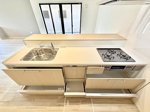 【キッチン】■料理がもっと楽しくなる、快適なキッチン空間