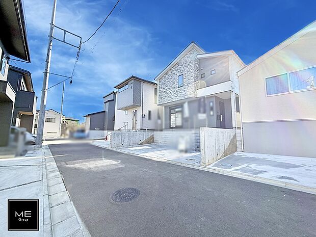 【前面道路含む現地写真】■新しい住まい、街の新しい風景