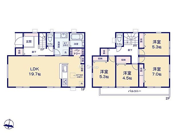 【4LDK】1号棟