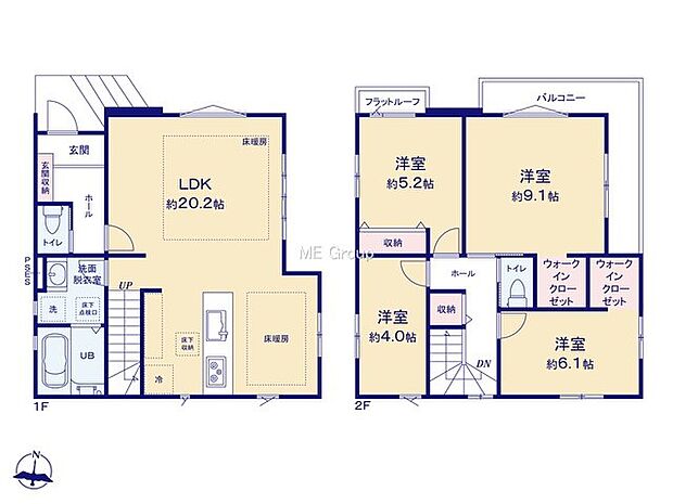 【4LDK】1号棟  