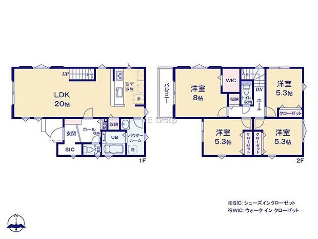 【4LDK】1号棟