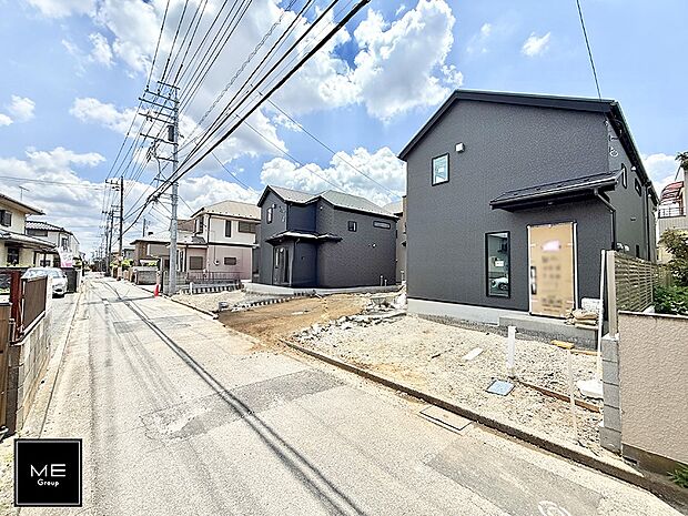 【前面道路含む現地写真】■新しい住まい、街の新しい風景