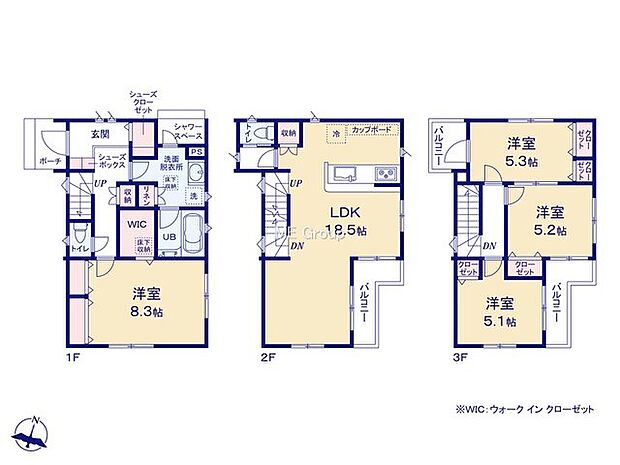 【4LDK】3号棟  