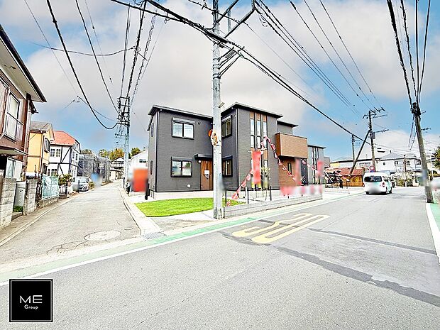 【前面道路含む現地写真】■新しい住まい、街の新しい風景