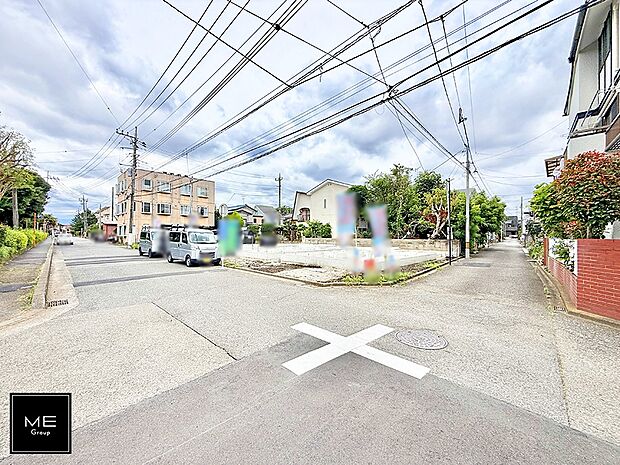 【前面道路含む現地写真】■新しい住まい、街の新しい風景