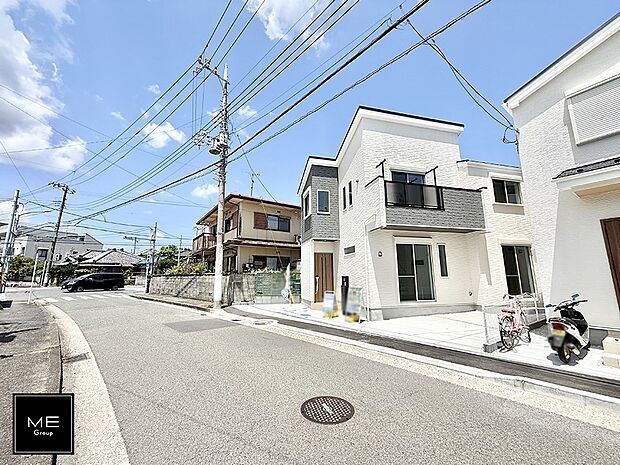 【前面道路含む現地写真】■新しい住まい、街の新しい風景