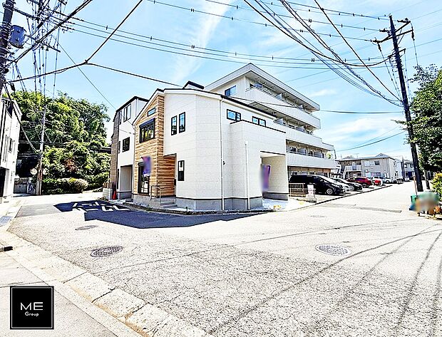 【前面道路含む現地写真】■新しい住まい、街の新しい風景