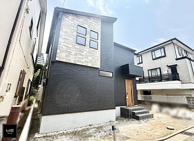【現地外観写真】1号棟 ■家族みんなが笑顔で過ごせる、安心感のある住まい