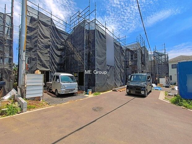 【現地外観写真】6号棟 ■暮らしを豊かにする充実した仕様設備で快適に