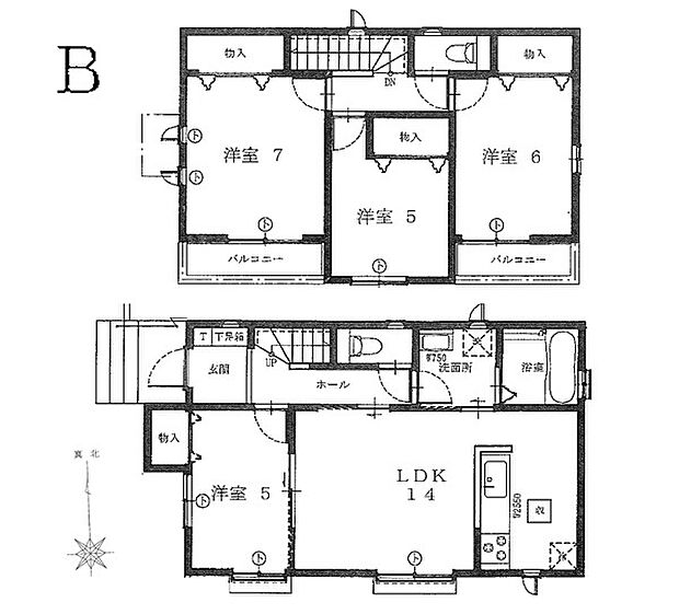 【4LDK】B号棟