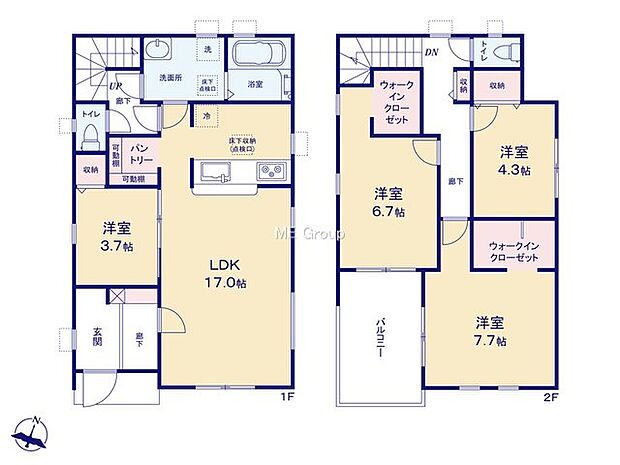 【4LDK】2号棟
