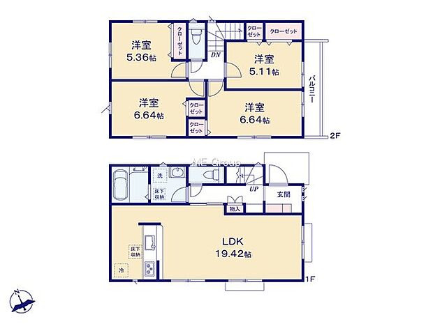 【4LDK】2号棟