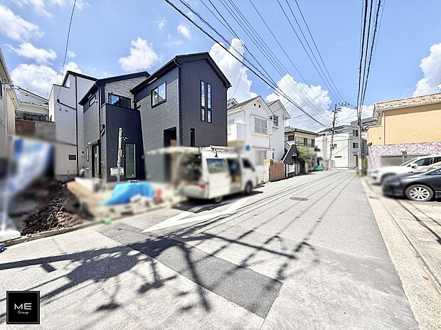 【前面道路含む現地写真】■新しい住まい、街の新しい風景