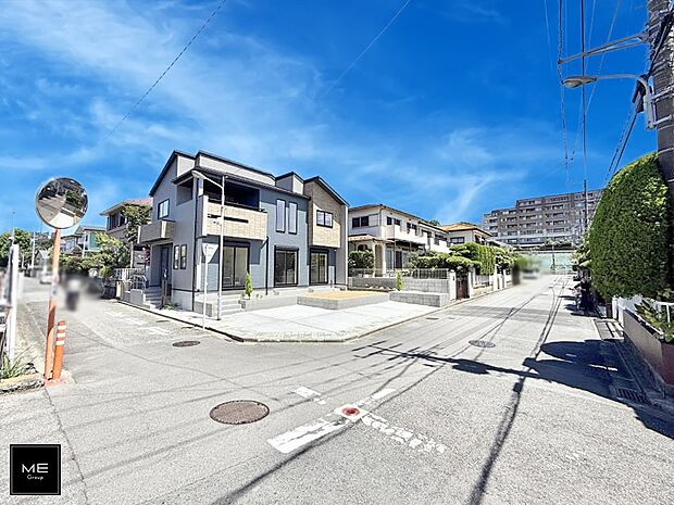 【前面道路含む現地写真】■新しい住まい、街の新しい風景