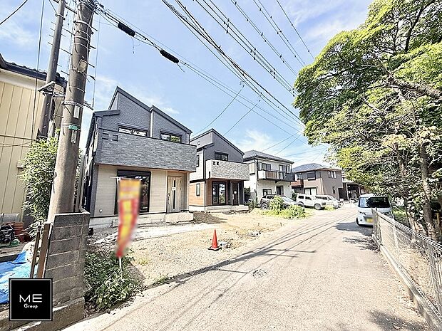 【前面道路含む現地写真】■新しい住まい、街の新しい風景