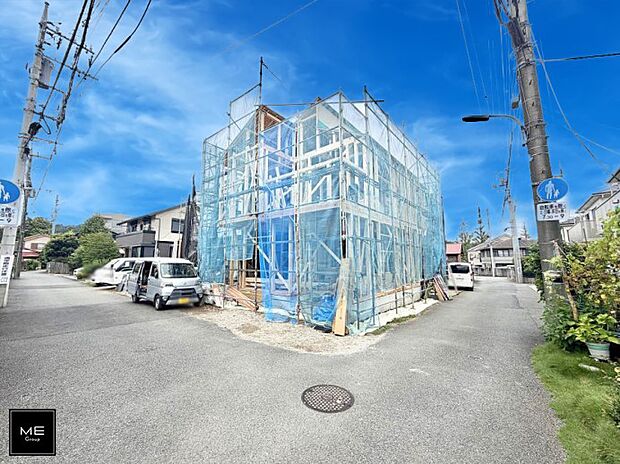 【前面道路含む現地写真】■新しい住まい、街の新しい風景