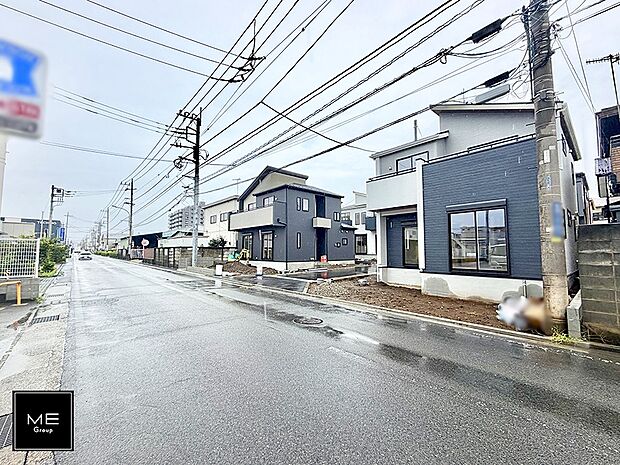 【前面道路含む現地写真】■新しい住まい、街の新しい風景