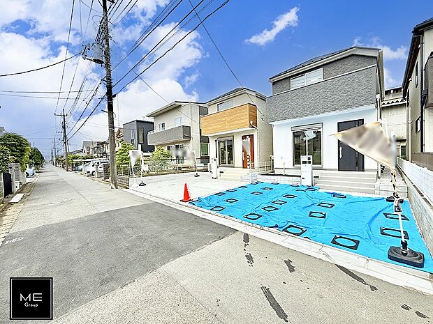 【前面道路含む現地写真】■新しい住まい、街の新しい風景