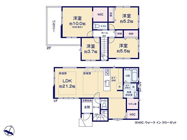 【4LDK】1号棟