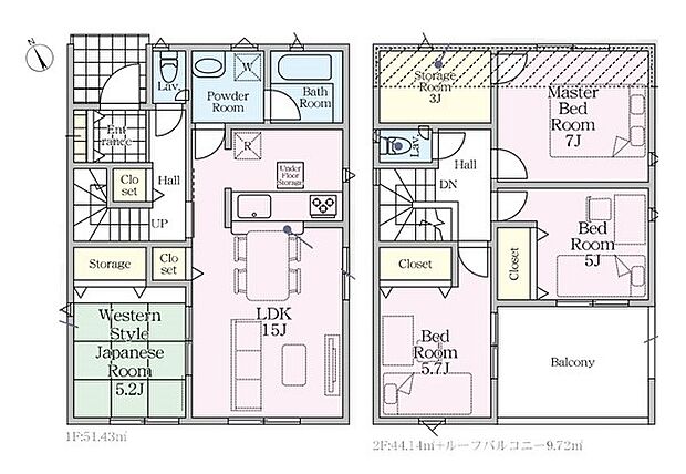 【4LDK+S】1号棟  