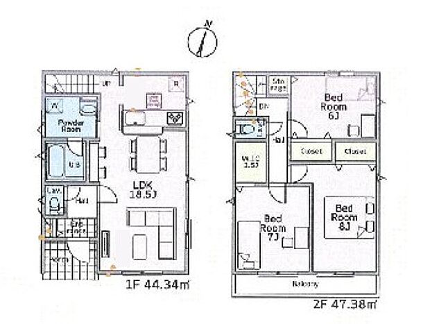 【3LDK】8号棟